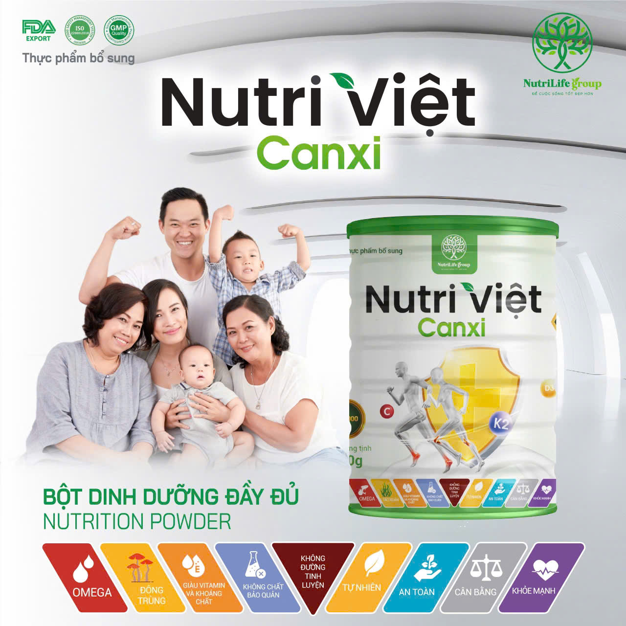 Dinh dưỡng trọn vẹn cho cả gia đình